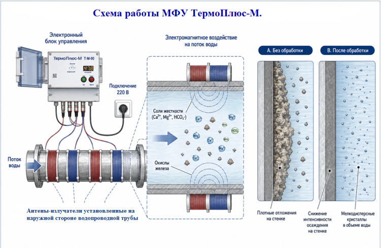 Схема работы ТермоПлюс-М.